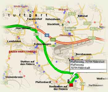 Wegweiser nach Filderstadt - Bonlanden